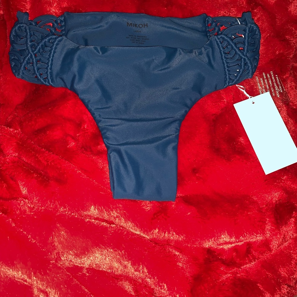 Girls mikoh bikini bottom large nwt